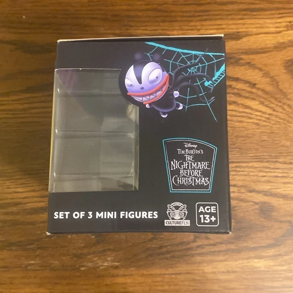 Disney Nightmare Before Christmas CultureFly Jack Sally Zero Mini Figure 3 Set N